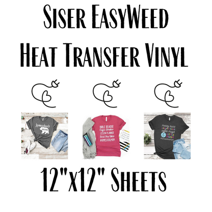 Siser EasyWeed 12"x12" Sheets