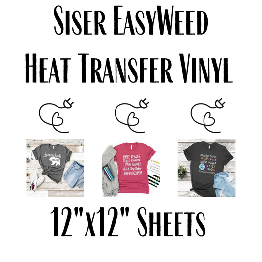 Siser EasyWeed 12"x12" Sheets